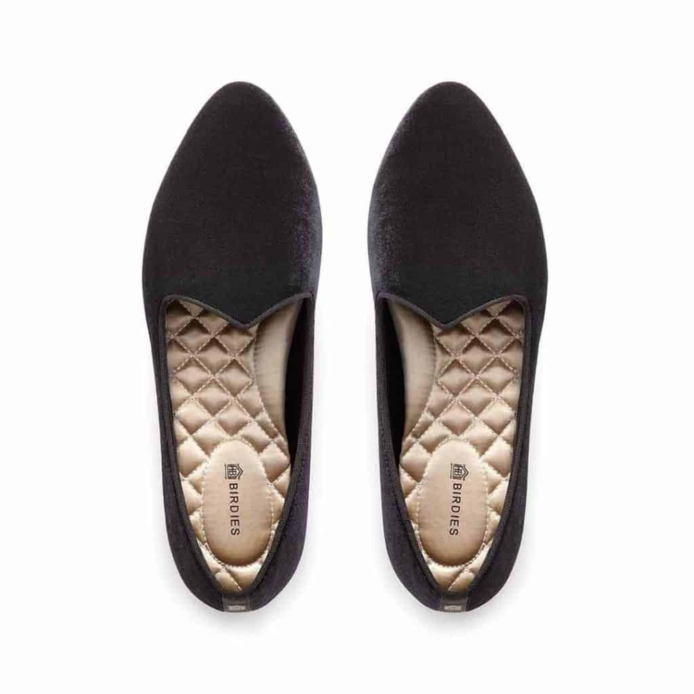 🎉 SIZE 7 🎉 Birdies - The Heron Black Suede